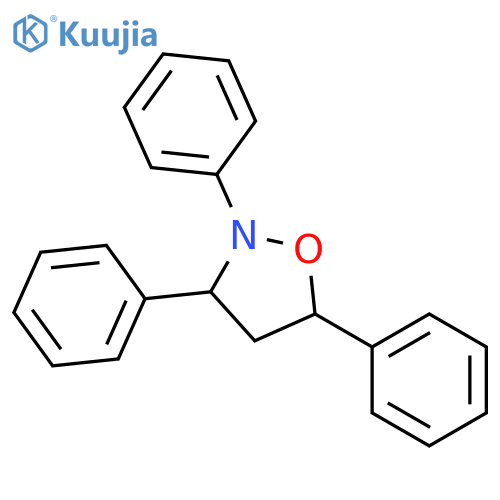 Isoxazolidine,2,3,5-triphenyl- structure