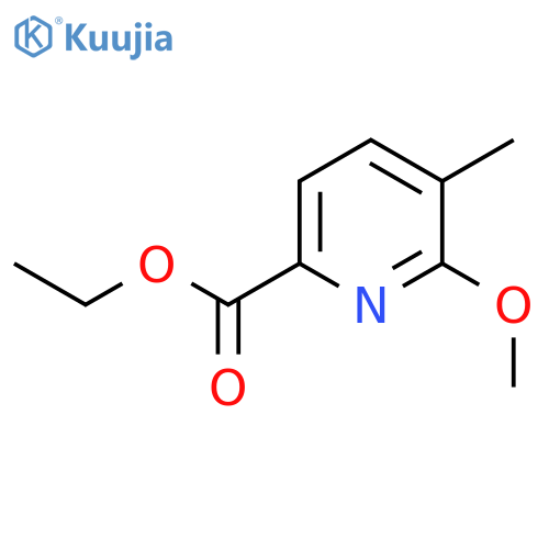Ethyl 6-methoxy-5-methylpicolinate structure
