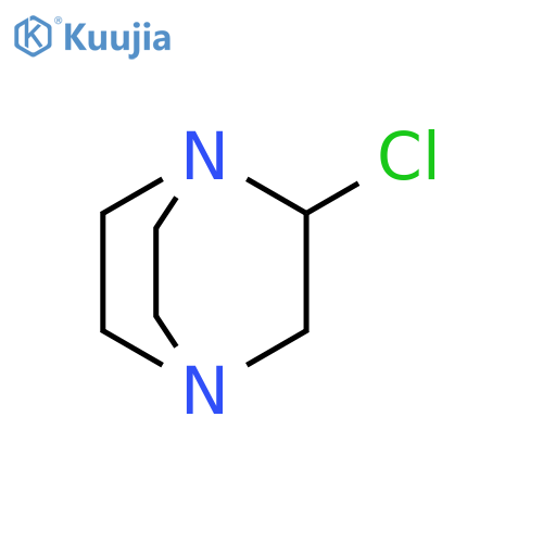2-chloro-1,4-diazabicyclo2.2.2octane structure