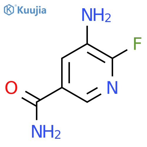 5-Amino-6-fluoronicotinamide structure