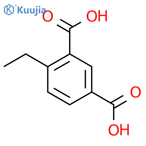 4-Ethylbenzene-1,3-dicarboxylic acid structure