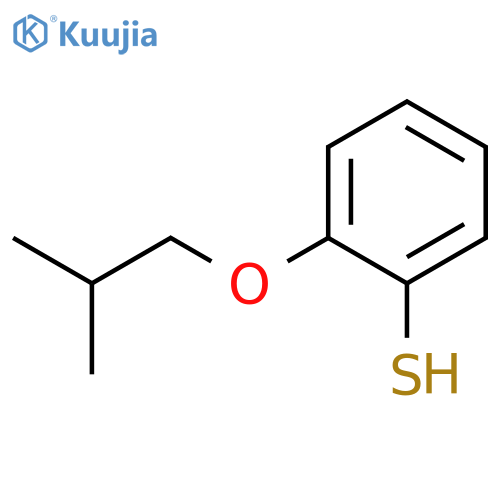 2-(2-methylpropoxy)benzenethiol structure