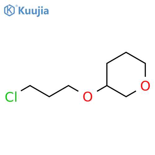 2H-Pyran, 3-(3-chloropropoxy)tetrahydro- structure
