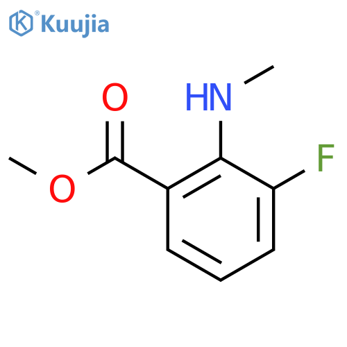 Methyl 3-fluoro-2-(methylamino)benzoate structure