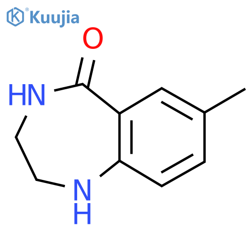 7-methyl-2,3,4,5-tetrahydro-1H-1,4-benzodiazepin-5-one structure