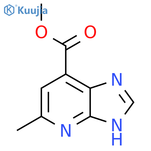 methyl 5-methyl-3H-imidazo4,5-bpyridine-7-carboxylate structure
