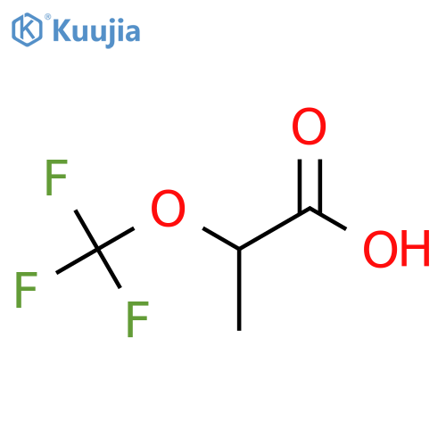 2-(Trifluoromethoxy)propionic acid structure