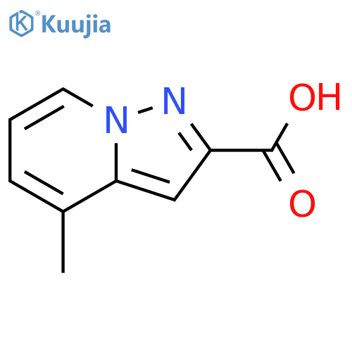 4-methylpyrazolo1,5-apyridine-2-carboxylic acid structure
