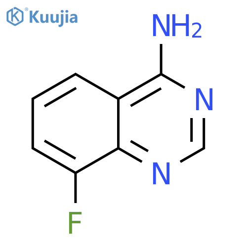 4-AMINO-8-FLUOROQUINAZOLINE structure