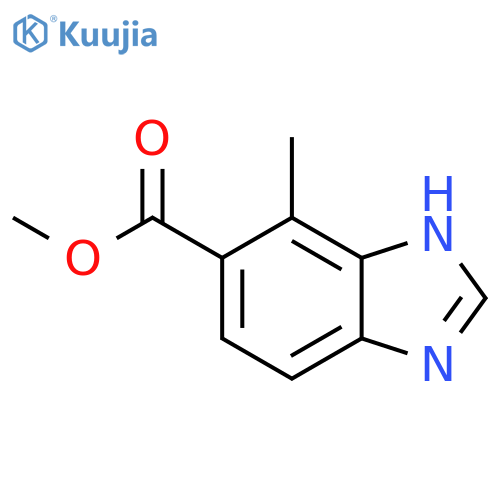 4-Methyl-3H-benzoimidazole-5-carboxylic acid methyl ester structure