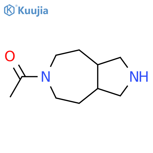 1-{decahydropyrrolo[3,4-d]azepin-6-yl}ethan-1-one structure