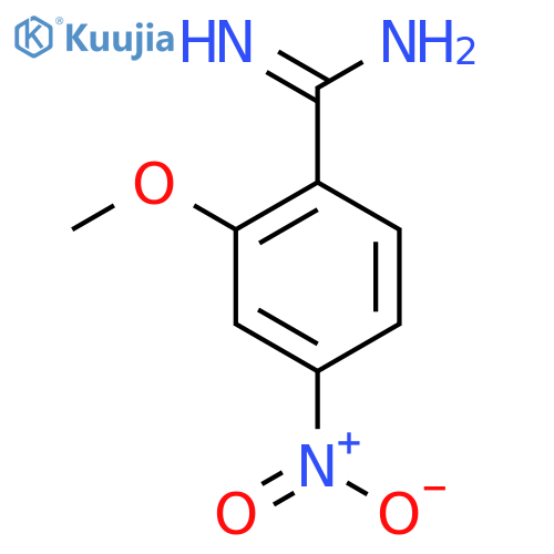 2-methoxy-4-nitrobenzene-1-carboximidamide structure
