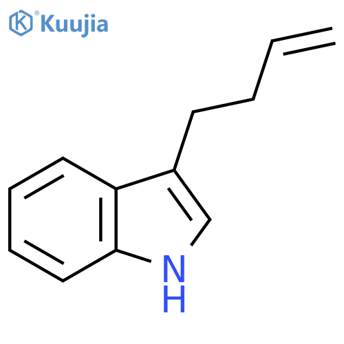 3-(but-3-en-1-yl)-1H-indole structure