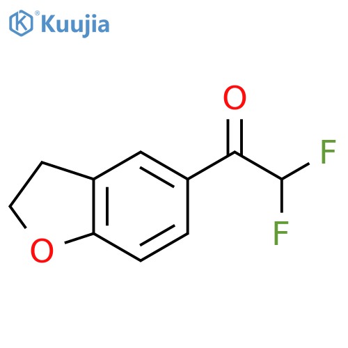 1-(2,3-dihydro-1-benzofuran-5-yl)-2,2-difluoroethan-1-one structure