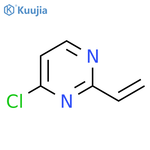 Pyrimidine, 4-chloro-2-ethenyl- structure