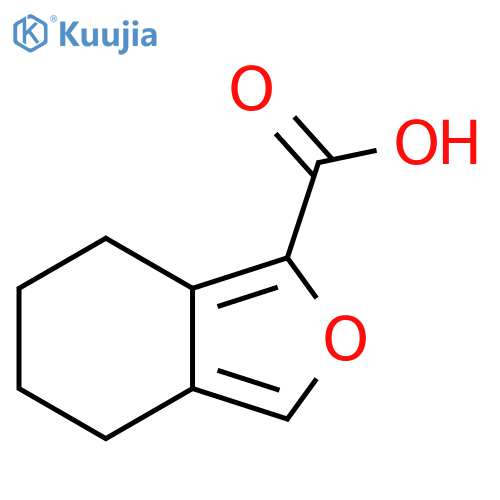4,5,6,7-Tetrahydro-2-benzofuran-1-carboxylic acid structure