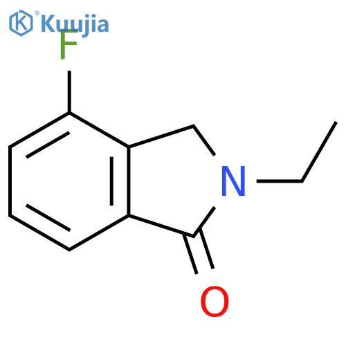 2-Ethyl-4-fluoro-2,3-dihydro-1h-isoindol-1-one structure