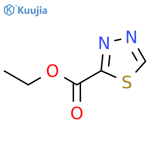Ethyl 1,3,4-thiadiazole-2-carboxylate structure