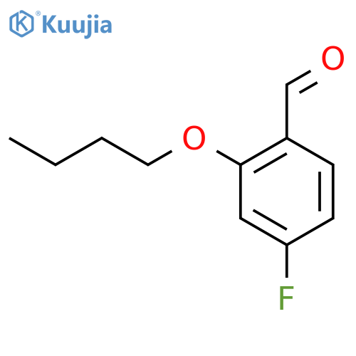 2-Butoxy-4-fluorobenzaldehyde structure