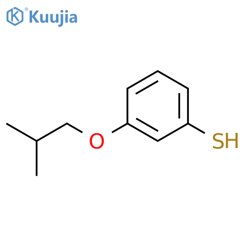 3-(2-methylpropoxy)benzenethiol structure