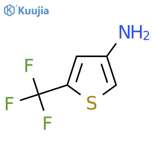 5-(trifluoromethyl)thiophen-3-amine structure