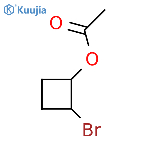 2-bromocyclobutyl acetate structure