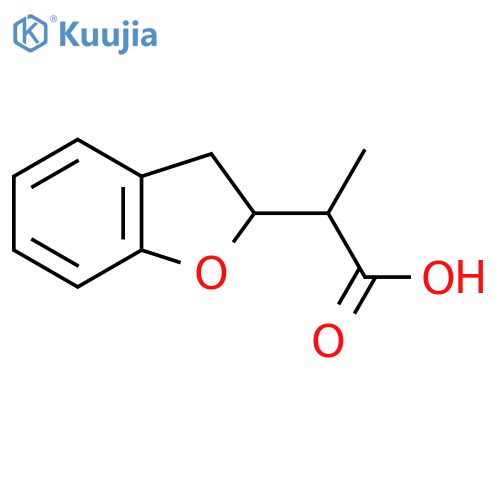 2-(2,3-Dihydrobenzofuranyl)-propanoic acid structure