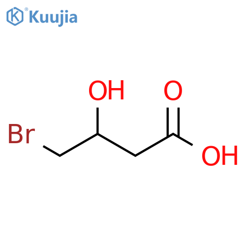 Butanoic acid, 4-bromo-3-hydroxy- structure