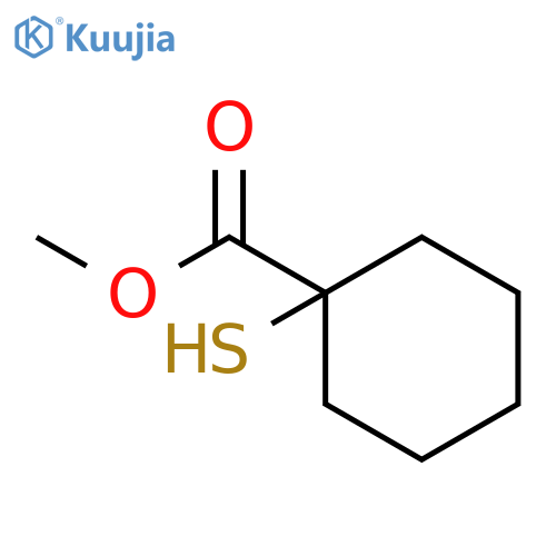 methyl 1-sulfanylcyclohexane-1-carboxylate structure