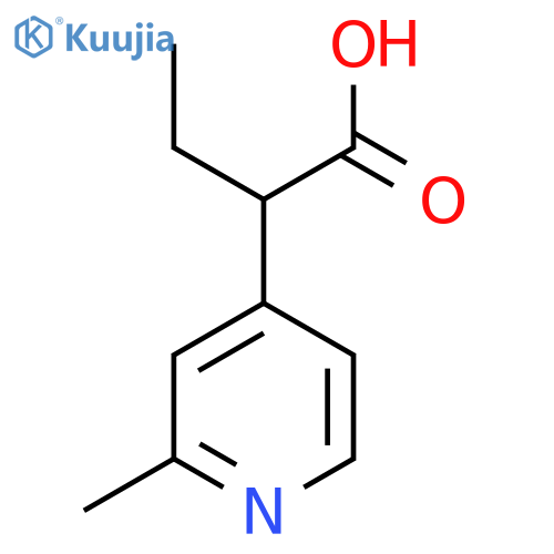 2-(2-Methylpyridin-4-yl)butanoic acid structure