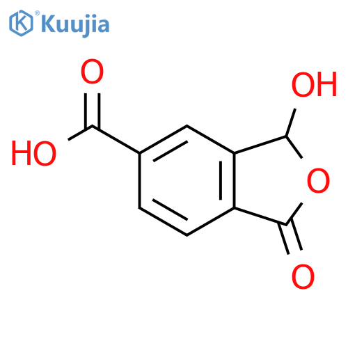 5-Isobenzofurancarboxylic acid, 1,3-dihydro-3-hydroxy-1-oxo- structure