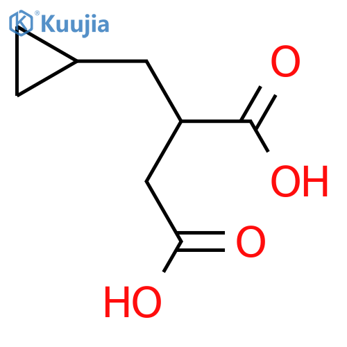 2-(cyclopropylmethyl)butanedioic acid structure