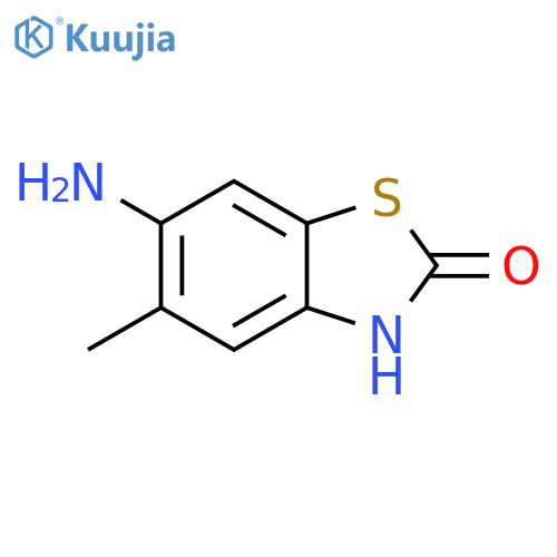 6-amino-5-methyl-2,3-dihydro-1,3-benzothiazol-2-one structure