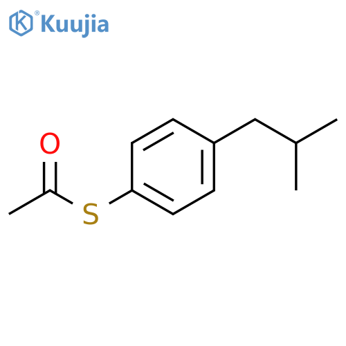 S-4-iso-Butylphenylthioacetate structure