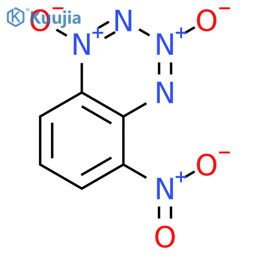 Benzotetrazine, 5-nitro-, 1,3-dioxide structure