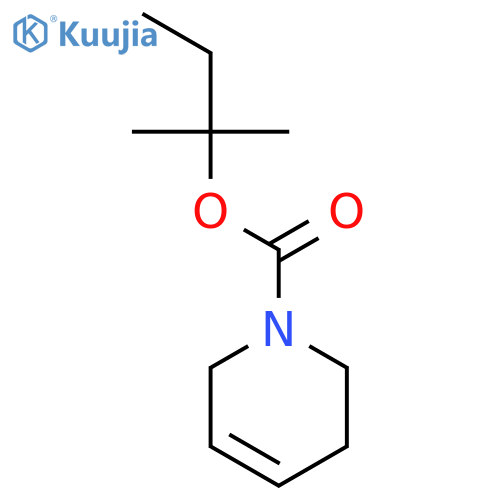 1(2H)-Pyridinecarboxylic acid, 3,6-dihydro-, 1,1-dimethylpropyl ester structure