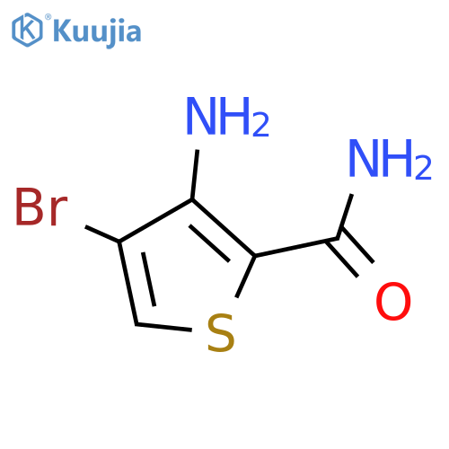 3-amino-4-bromothiophene -2-carboxamide structure