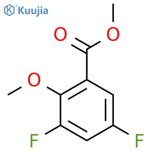 Methyl 3,5-difluoro-2-methoxybenzoate structure