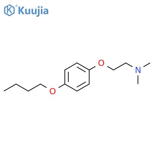 Ethanamine, 2-(4-butoxyphenoxy)-N,N-dimethyl- structure