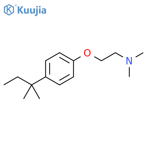 Ethanamine, 2-[4-(1,1-dimethylpropyl)phenoxy]-N,N-dimethyl- structure