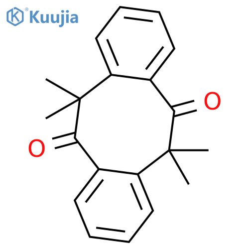 Dibenzo[a,e]cyclooctene-5,11(6H,12H)-dione, 6,6,12,12-tetramethyl- structure