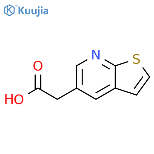 2-{thieno2,3-bpyridin-5-yl}acetic acid structure