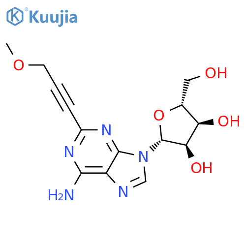 ADENOSINE, 2-(3-METHOXY-1-PROPYNYL)- structure