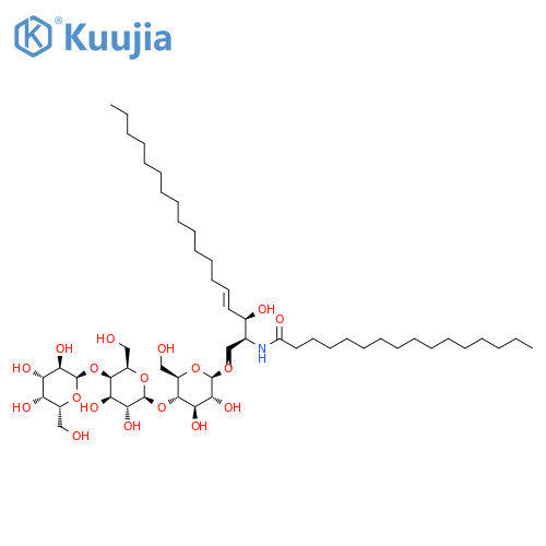 alpha-D-Gal-(1->4)-beta-D-Gal-(1->4)-beta-D-Glc-(1<->1')-Cer(d18:1/16:0) structure