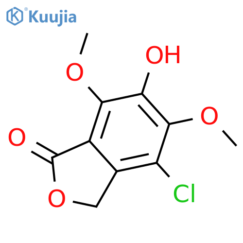 1(3H)-Isobenzofuranone, 4-chloro-6-hydroxy-5,7-dimethoxy- structure