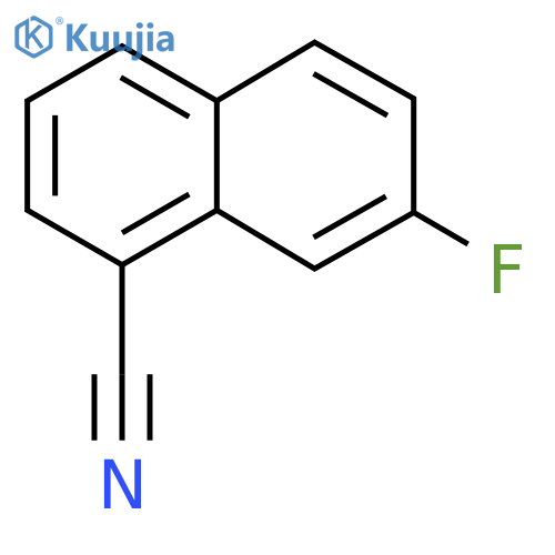 1-Cyano-7-fluoronaphthalene structure