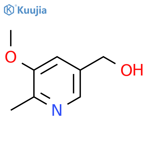 3-Methoxy-2-methylpyridine-5-methanol structure