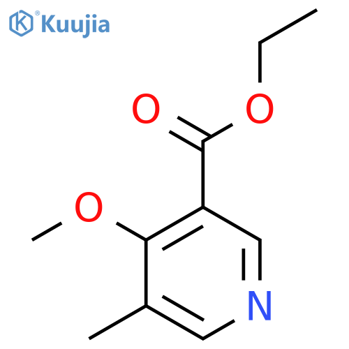 Ethyl 4-methoxy-5-methylnicotinate structure