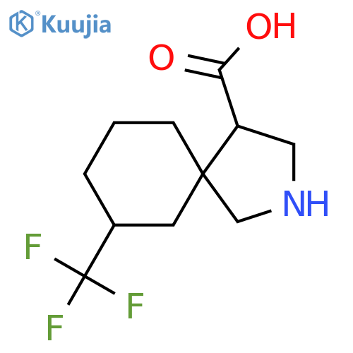 7-(trifluoromethyl)-2-azaspiro4.5decane-4-carboxylic acid structure