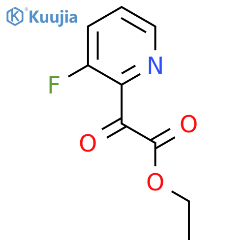 ethyl 2-(3-fluoropyridin-2-yl)-2-oxoacetate structure